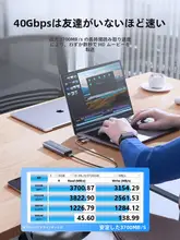 奥睿科 USB4外付けM.2 SSDケース【NVMe対応・Thunderbolt 4/3互換・ポータブルリーダー】