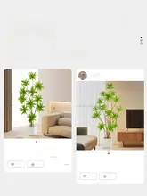 リアルな観葉植物 大型の人工ツリー リビング 高級 装飾花 インテリア