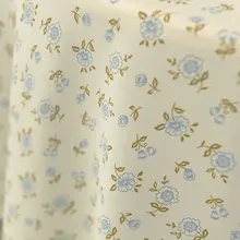 米底の黄花枝柄 シフォン生地【オリジナルDIY・衣装用】