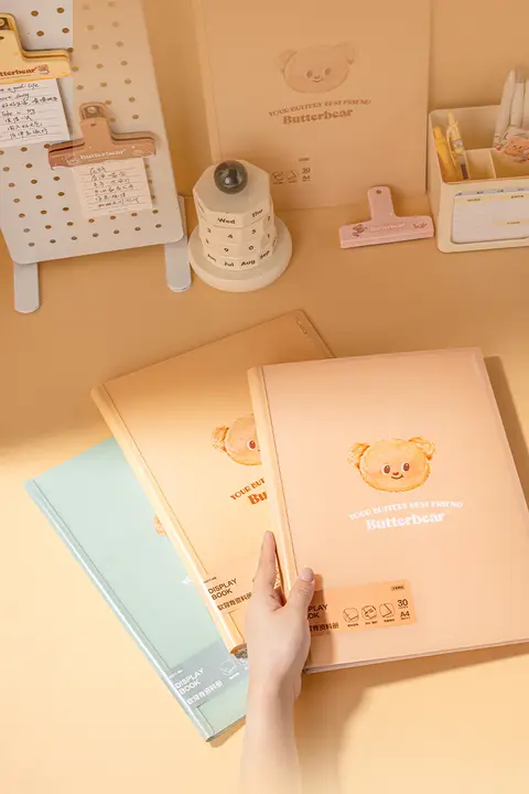 可愛らしいデザインのA4ファイルフォルダー【オフィス用・整理整頓にも最適・多用途】（セットアップ対応）