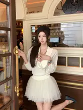 薄いチュールの月光バレエ風ハイウエストメッシュ切り替えフレアスカート（セットアップ対応）