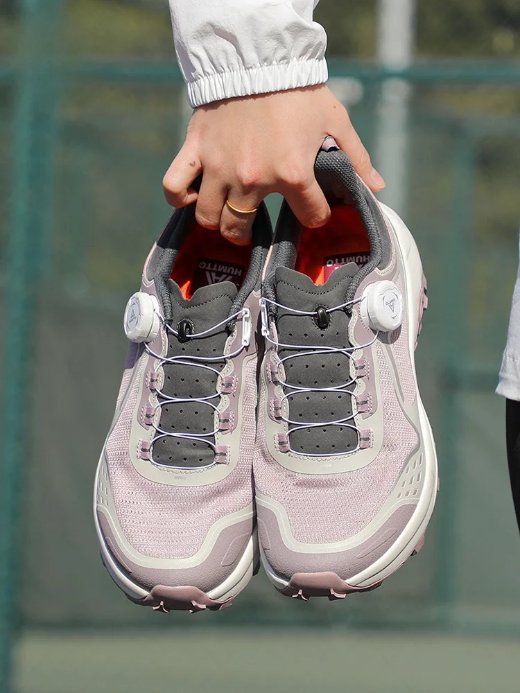 トレイルランニングシューズ HUMTTO/悍途 HTZY850930B-4：通気性と耐磨性を重視した女性向けアウトドアモデル