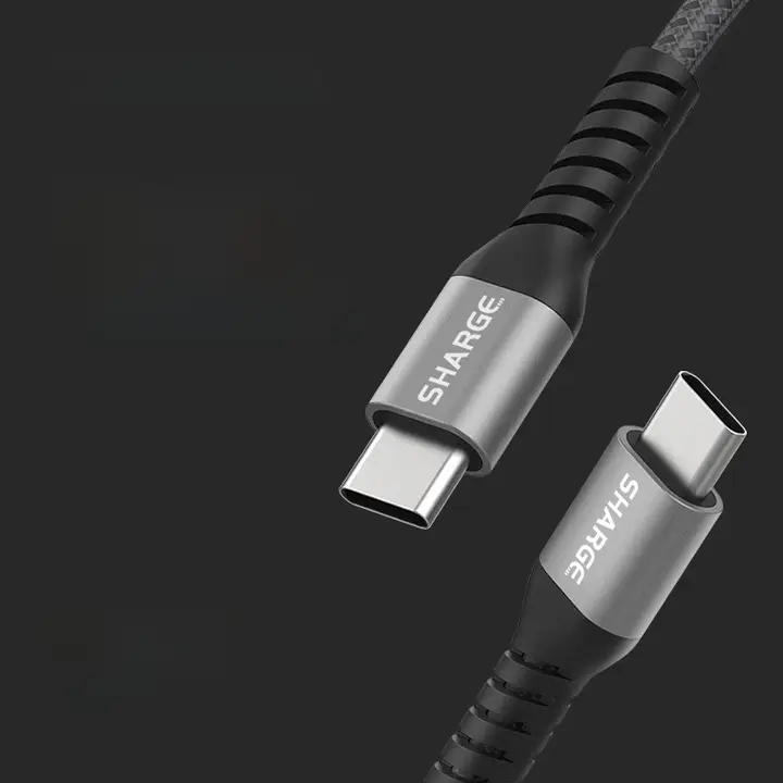 Sharge 急速充電対応 Type-Cデータケーブル【iPhone用・Androidスマートフォン・ノートパソコン兼用】