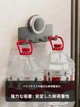 穴あけ不要の強力吸盤フック【キッチン・浴室用・壁面取り付け】