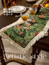 アメリカンスタイルのテーブル旗風テーブルクロス【ヴィンテージ・ボヘミアン・カジュアル】