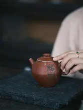 中華スタイル陶製茶壺【シンプルデザイン・一人用】