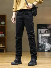 メンズ 春夏用 パンツ【レトロスタイル・ストレート・ストレッチ・コットン】