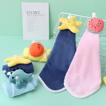 掛け式 ふきん ハンドタオル 厚手 吸水速乾 キッチン トイレ 家庭用 可愛いデザイン