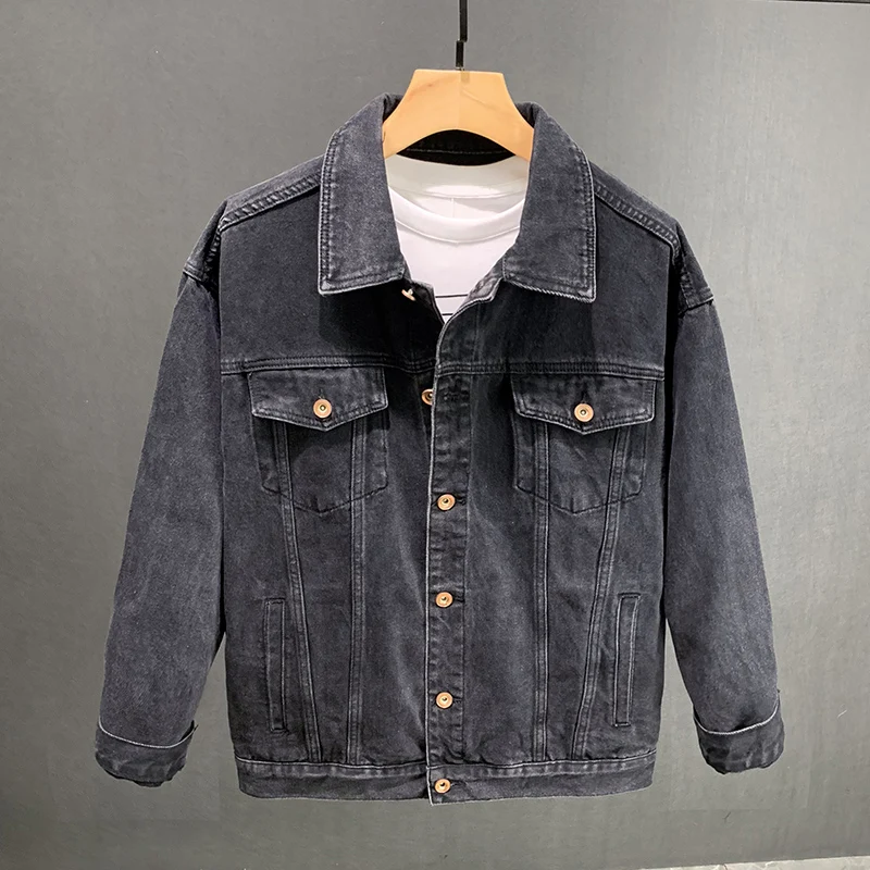 刺繍入り メンズジャケット：春秋に着るデニムの翻領スタイルの実用性と着こなしのポイント