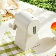 家庭用小型手動かき氷器【雪花氷・簡単操作・屋台用】
