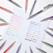KACO TURBO K5透明カラーボールペン0.5mm【20色セット・学生向け・ノート・試験用】