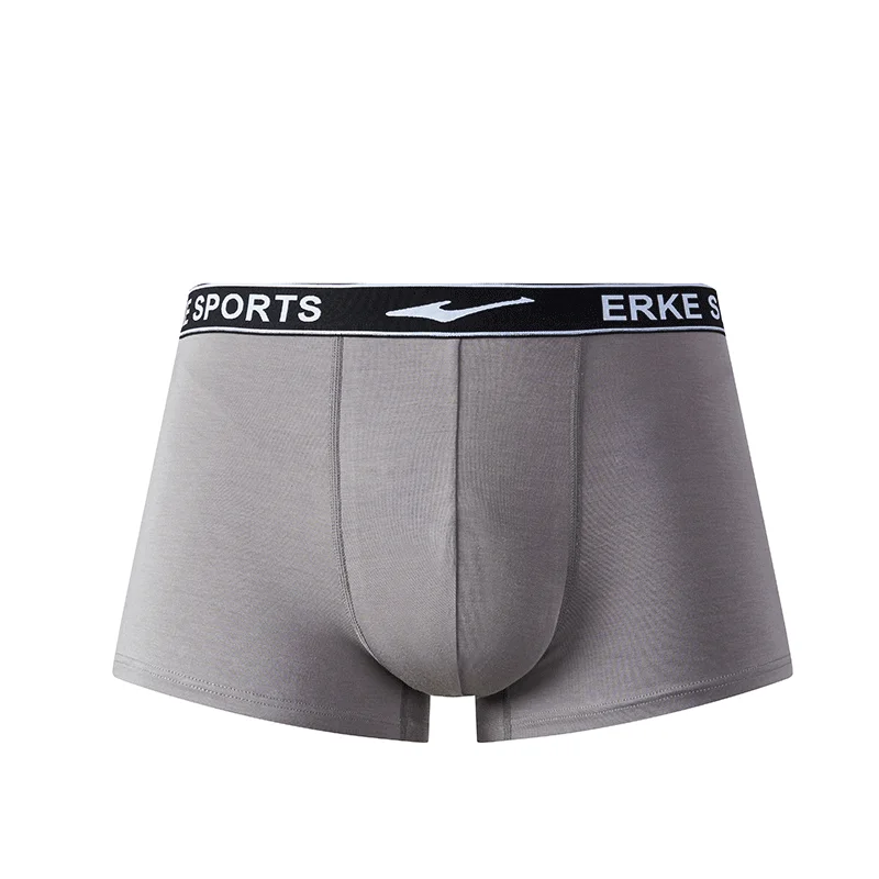 ERKE メンズ スポーツトランクス：赤色の快適トレーニング用パフォーマンス解析