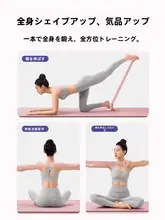 家庭用 バックエクササイズ トレーニング器具【女性向け・弾力性・筋力トレーニング対応】