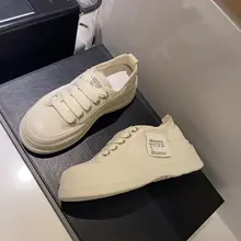 厚底通気性キャンバスシューズ【女性用・夏用・軽量・スニーカー】