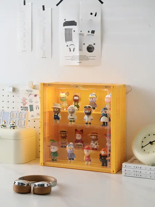 大容量 アクリル製 透明展示ケース【フィギュア・コレクション用・盲盒収納ラック】
