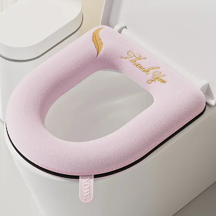 冬用 防水トイレ便座マット【極上の柔らかさ・穴あけ不要・万能仕様】