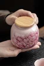 茶缶 陶器 蓋付き 気密 携帯用 コンパクト 丁銀 「JOJO'S L. PD.」