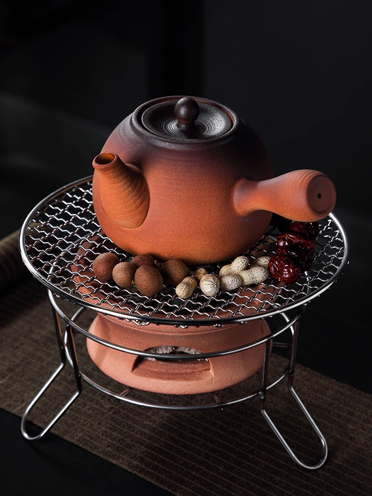 日本式炭火囲炉煮茶炉：アウトドアで3〜5人用のミルクティー・茶を楽しむ最適なコンロ