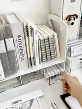 卓上本立て 机上ラック デスクオーガナイザー シンプル 多機能 収納 オフィス 勉強