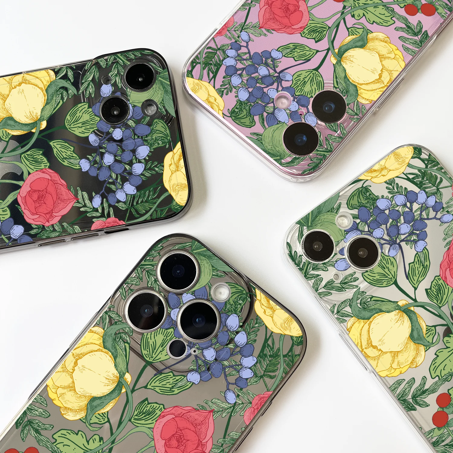 スマホケース チューリップ どうやって選べばいいか？線描デザインのこだわりが伝わるケースで、日常の美しさを再発見