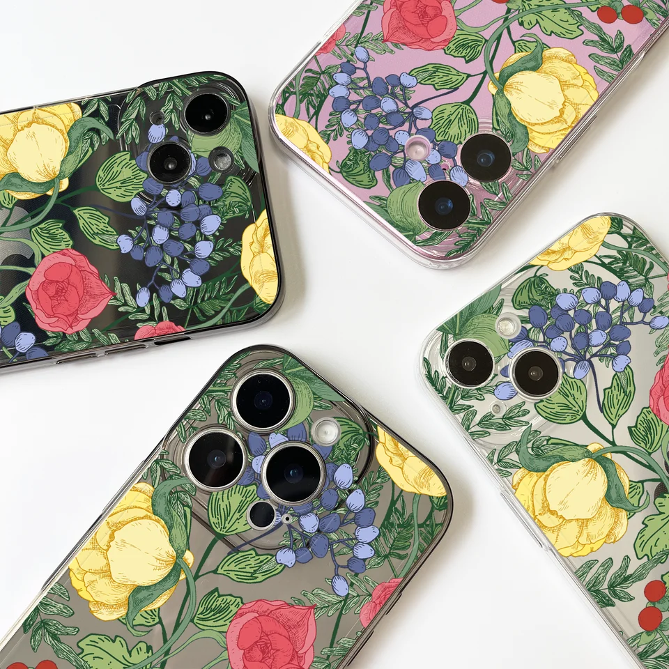 線描デザインのスマホケース【iPhone対応・全機種対応】
