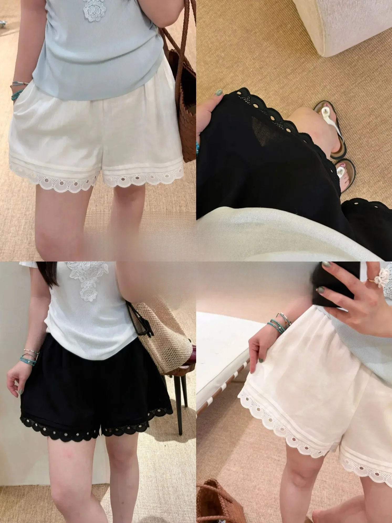 40代結婚式ぽっちゃりパンツスタイル：簡約花柄ウエストゴムショートパンツの実用性と着用体験