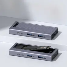 Hagibis M.2固体ドライブケース【NVMeをType-Cに変換・ポータブルSSD接続用・拡張ドック】