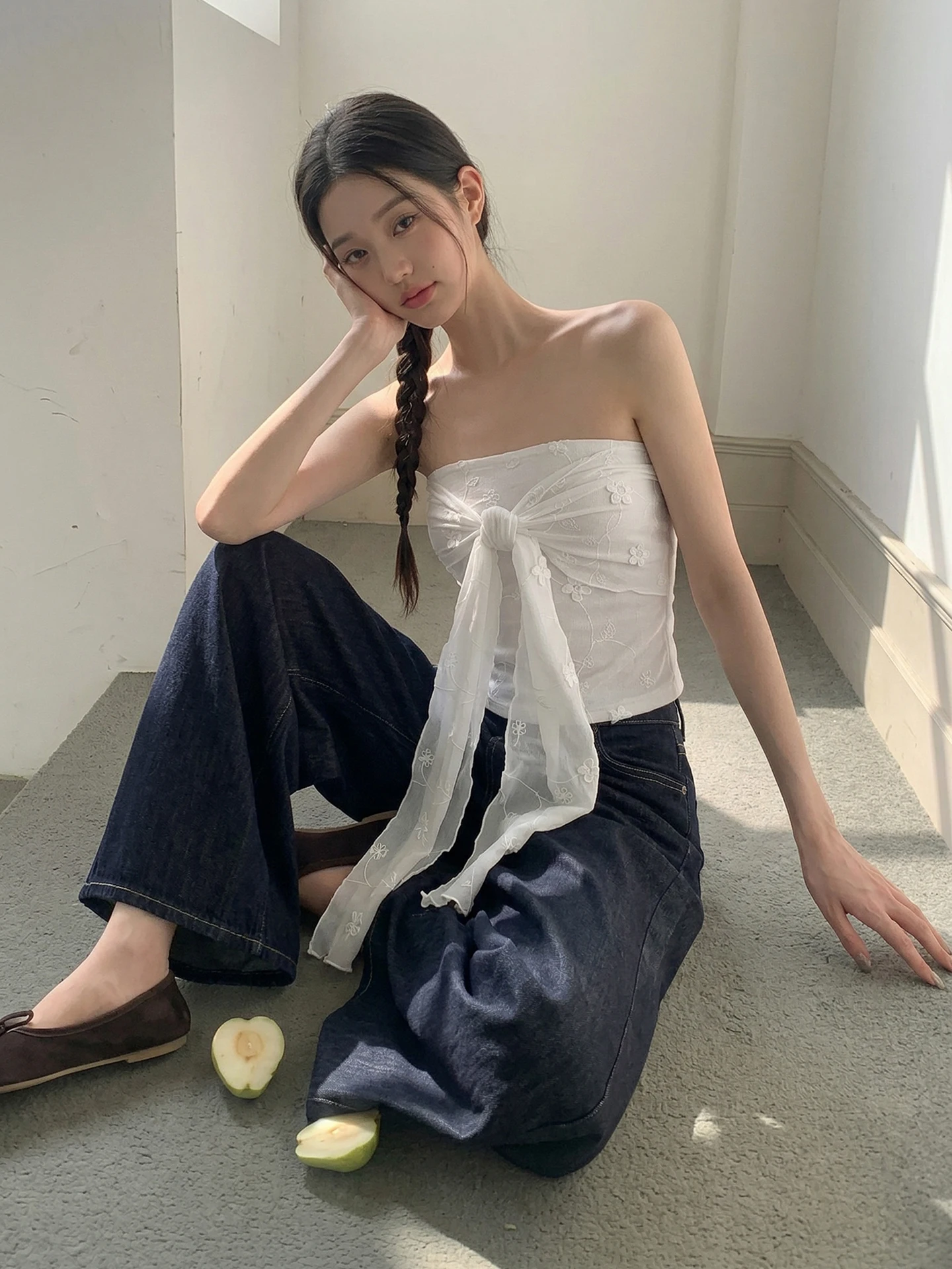 チューブトップスをどう選ぶ？法式リボンが加わった上品キャミソールが、夏の日常を彩る理由