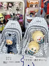 かわいいドットとヒョウ柄のデイリーバッグ【リュック・斜めがけ・胸ポケット付き】