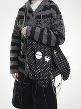 2WAY リュック ショルダーバッグ レディース オリジナルデザイン 水玉 うさぎ耳 斜めがけ 着回し Y2K 「uustudio」
