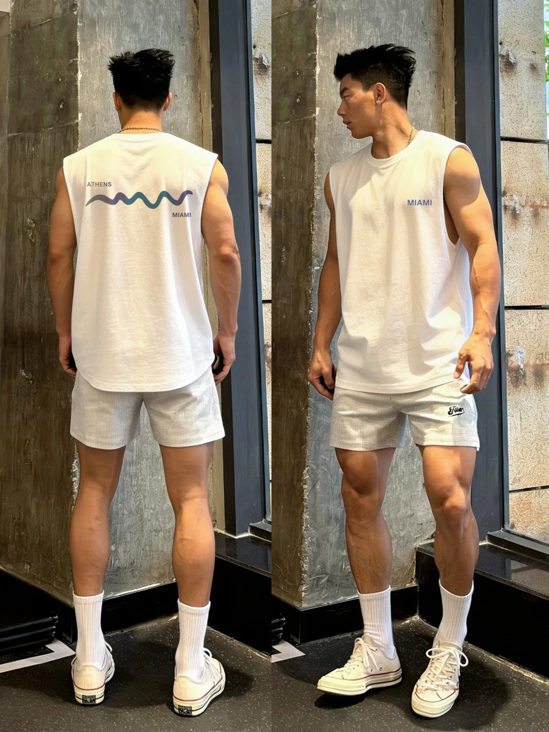 無地tシャツを選ぶべきタイミングは？夏の日常に最適な「タンクトップ」の選び方