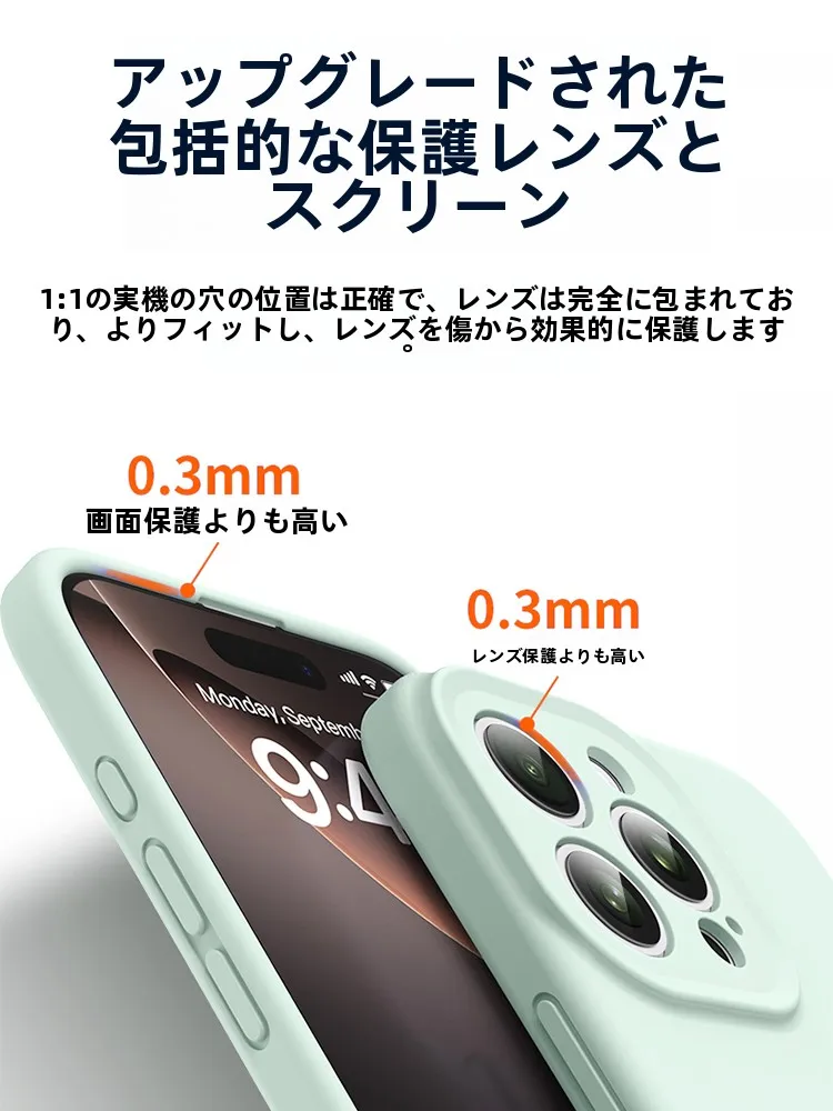 磁気吸着液体シリコン製 iPhone ケースの品質評価：衝撃吸収とカメラボタン対応の実証