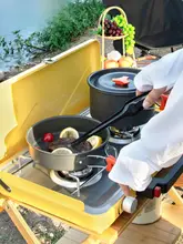 アウトドア用鍋具セット【携帯型・キャンプ用・調理器具・ボンベコンロ対応】