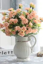現代的なセラミック花瓶【ホワイト・北欧風・乾燥花用・創造的なインテリア】