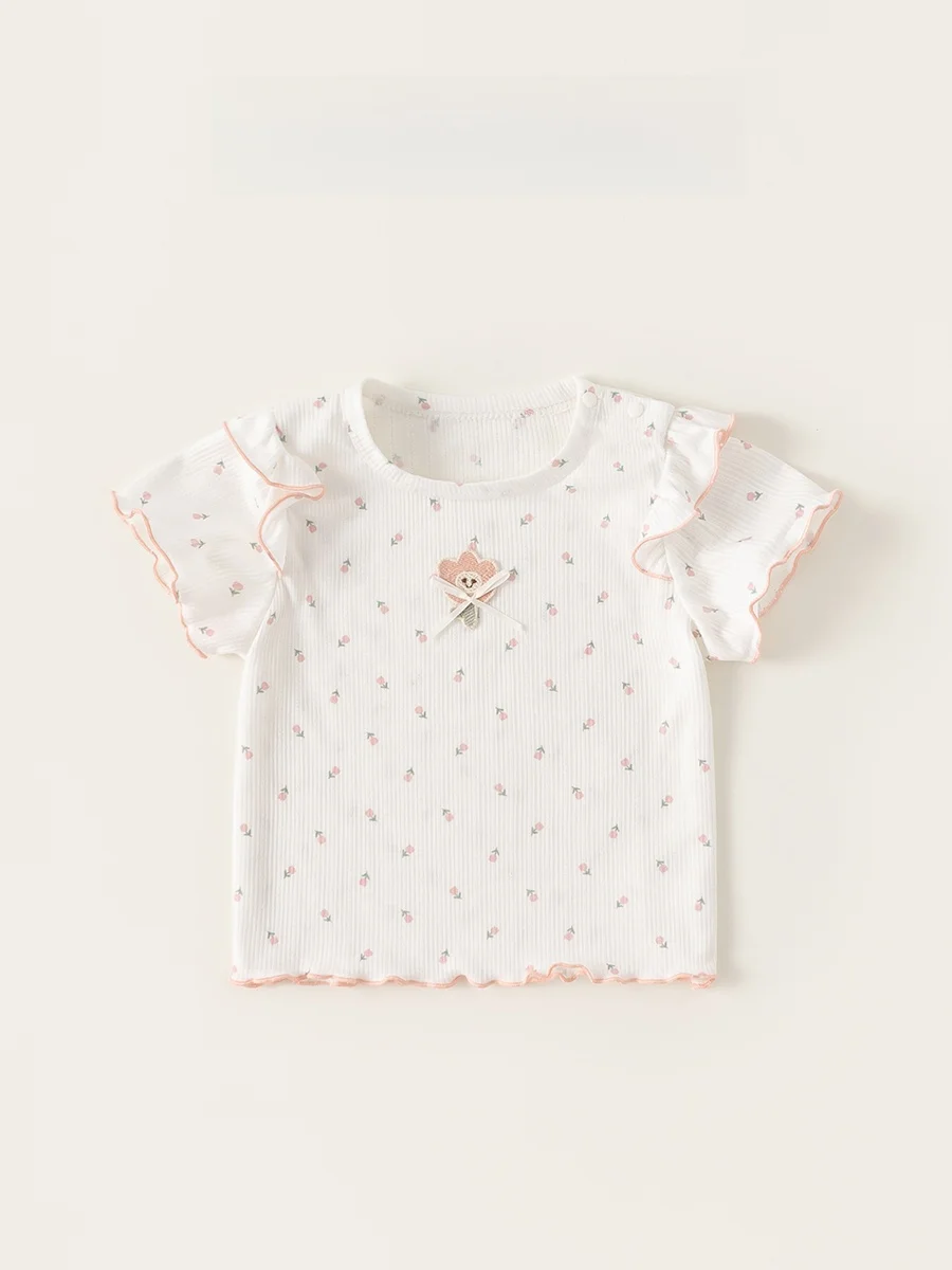 赤ちゃん半袖はいつから使えるか？9ヶ月から着用可能な夏用フリルTシャツの実用性を解説