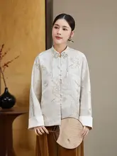 新中式デザインの女性用改良版チャイナドレス【禅スタイル・春用上着】