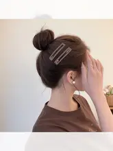 高級感あるサイドヘアクリップ【前髪用・バンスクリップ・ショートヘア用】