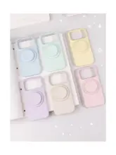 BLUELIFE マカロンカラーの柔らかい液体シリコン製MagSafeスタンド