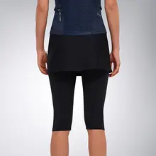 春夏用自転車ライディングパンツ【透 breathable・排汗・七分丈スカート付き】