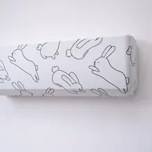 シンプルでアートな大白兔エアコン用ホコリカバー【汎用タイプ・防塵】