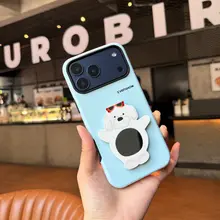 スタンド付き携帯電話ケース【ユニークデザイン・iPhone対応・保護用】