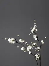 中式造花 梅の花と桃の花のアレンジメント【インテリア用・テーブル花瓶飾り】