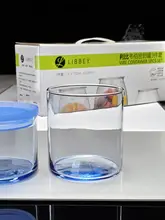防湿機能付き 青色ガラス製の蓋付き収納容器【多用途・スタッキング可能】