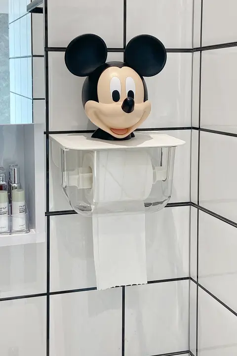 ウォールマウント トイレットペーパーホルダー【防水・ティッシュボックス・収納ラック】