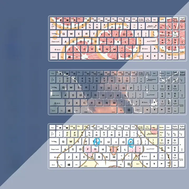 ノートパソコン用キーボードカバー【適用モデル・滑り止め機能】