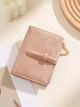 韓国風デザインの高級財布【カード収納・ベルト付き・小銭入れ】