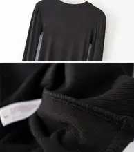 スリムフィットVネックロンパース【長袖・女性用・スタイリッシュデザイン】（セットアップ対応）