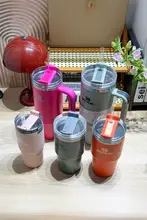 Stanley 対応 16/20/23/30/40oz エコプラスチックトライタンストロー