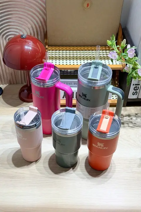 Stanley 対応 16/20/23/30/40oz エコプラスチックトライタンストロー