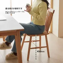 全木製ダイニングチェア【モダンデザイン・ウィンザー椅子・家庭用】